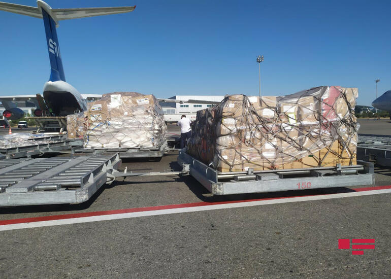 Azərbaycandan Ukraynaya növbəti humanitar yardım göndərilib