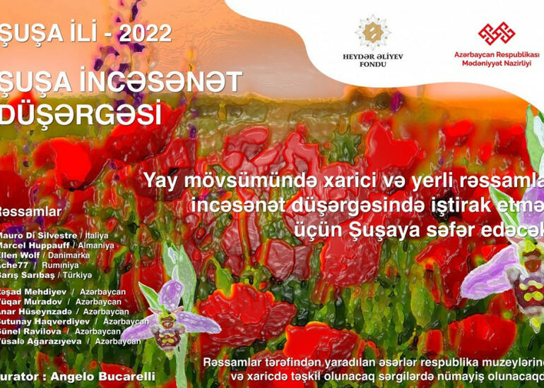 Xarici və yerli rəssamların Şuşaya səfəri təşkil olunacaq