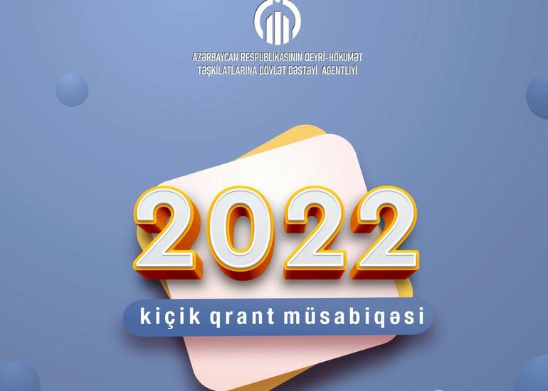 Agentlik 2022-ci il kiçik qrant müsabiqəsinin nəticələrini elan etdi