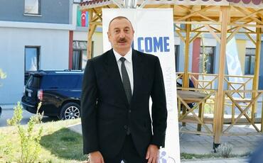 Prezident Konyada azərbaycanlı idmançılarla görüşdü