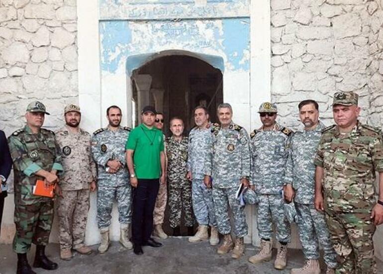 İranın yüksək rütbəli zabitləri Ağdamda – Foto