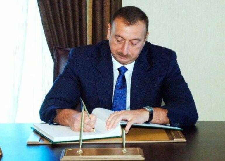 İlham Əliyev daha bir sərəncam imzaladı