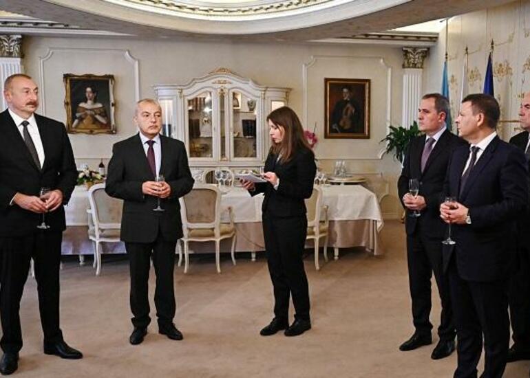İlham Əliyevin şərəfinə nahar verildi - Foto