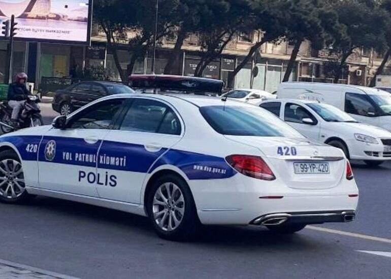 Bakıda polisə tabe olmayan sürücünün maşınına atəş açıldı