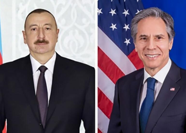 ABŞ dövlət katibi Antoni Blinken Azərbaycan Prezidenti İlham Əliyevə zəng edib