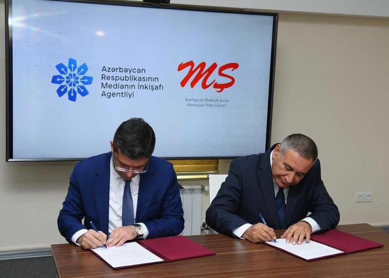 MEDİA və Mətbuat Şurası arasında əməkdaşlıq memorandumu imzalanıb