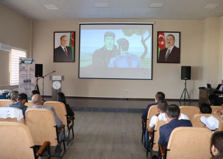 Şəhid və qazi övladlarına psixoloji dəstəklə bağlı tədbir keçirilib