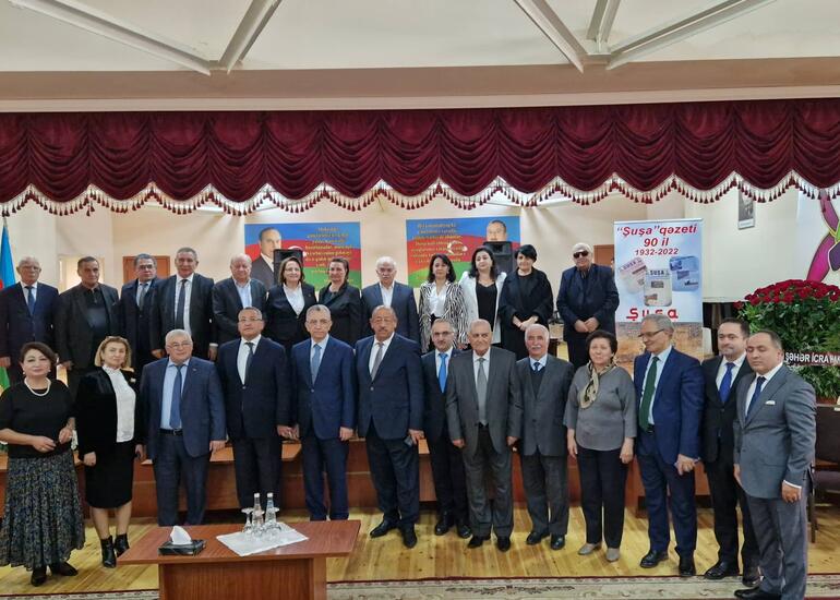 Mətbuat Şurası və Şuşa RİH “Şuşa” qəzetinin 90 illik yubileyi ilə bağlı toplantı keçirib