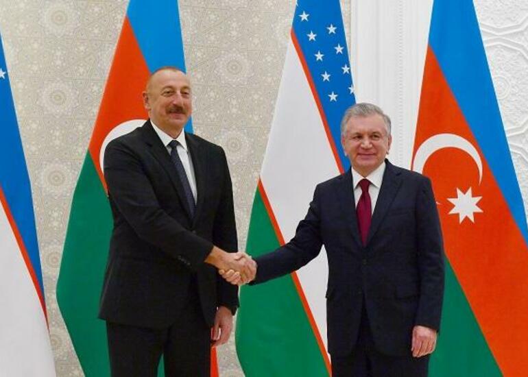 Azərbaycan və Özbəkistan prezidentləri görüşdü