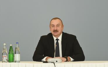 Prezident İlham Əliyev konfransda iştirak edib