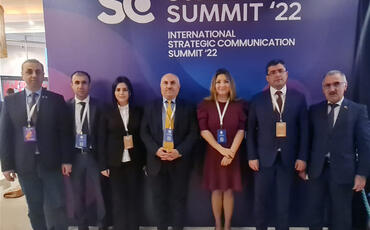 Azərbaycan nümayəndə heyəti Beynəlxalq Strateji Kommunikasiya Sammitində iştirak edir