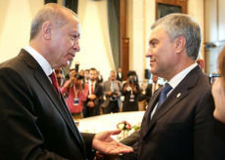 Ərdoğan Volodinlə görüşdü