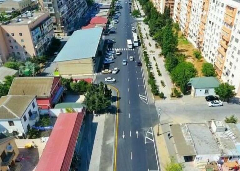 Bakıda daha 2 küçə əsaslı təmir edildi