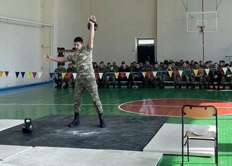 Hərbçilərimiz arasında daha bir yarış başladı