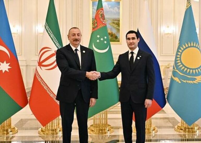 İlham Əliyev Berdiməhəmmədovla görüşdü