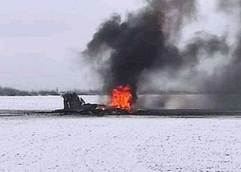 Rusiya qırıcısı Donetskdə belə vuruldu - Video