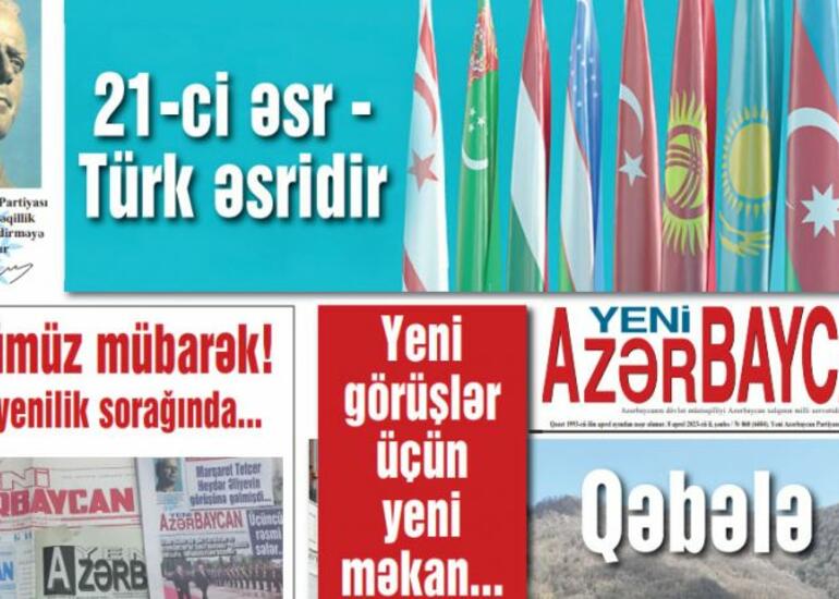 Mətbuat Şurasının “Yeni Azərbaycan” qəzetinə 30 illik yubiley təbriki