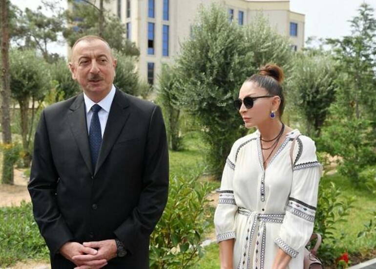 Prezident və xanımı Salyanda...