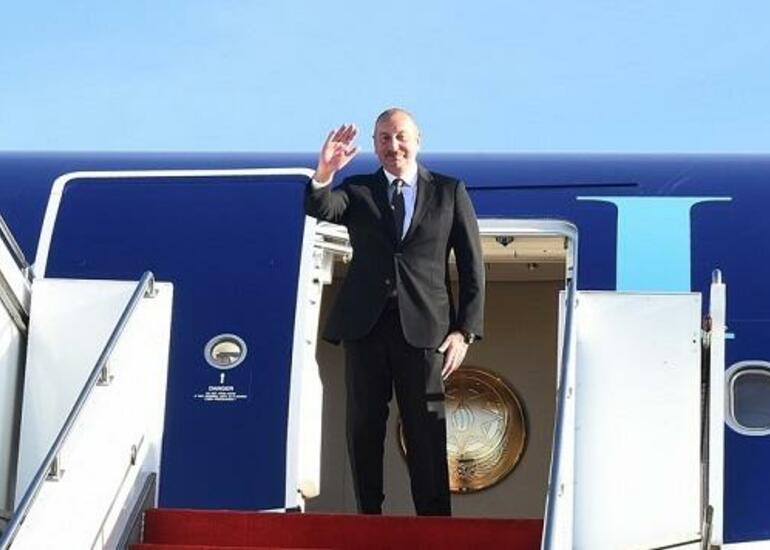 İlham Əliyev və xanımı Türkiyəyə getdi