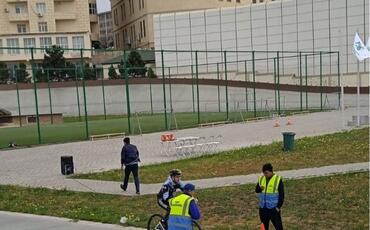 Xətai rayonunda Ulu Öndərin 100 illik yubileyinə həsr olunmuş velosiped yarışı keçirilib