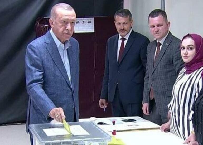 Ərdoğan səs verdi