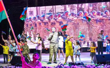 Xətai rayonunda 26 iyun-Azərbaycan Respublikasının Silahlı Qüvvələr Gününə həsr olunmuş konsert proqramı təşkil olunub