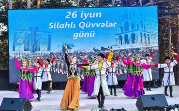 Xətai rayonunda 26 iyun-Azərbaycan Respublikasının Silahlı Qüvvələr Gününə həsr olunmuş konsert proqramı təşkil olunub