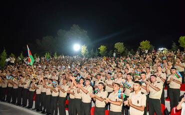 Xətai rayonunda 26 iyun-Azərbaycan Respublikasının Silahlı Qüvvələr Gününə həsr olunmuş konsert proqramı təşkil olunub