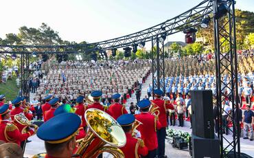 Xətai rayonunda 26 iyun-Azərbaycan Respublikasının Silahlı Qüvvələr Gününə həsr olunmuş konsert proqramı təşkil olunub
