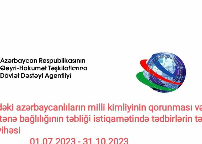 DFJD tərəfindən xaricdəki azərbaycanlılar arasında milli-nənəvi dəyərlərimiz təbliğ olunacaq