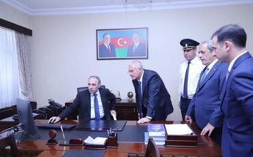Türkiyənin Ali Məhkəməsinin sədri Mehmet Akarca Naxçıvanda səfərdə olub