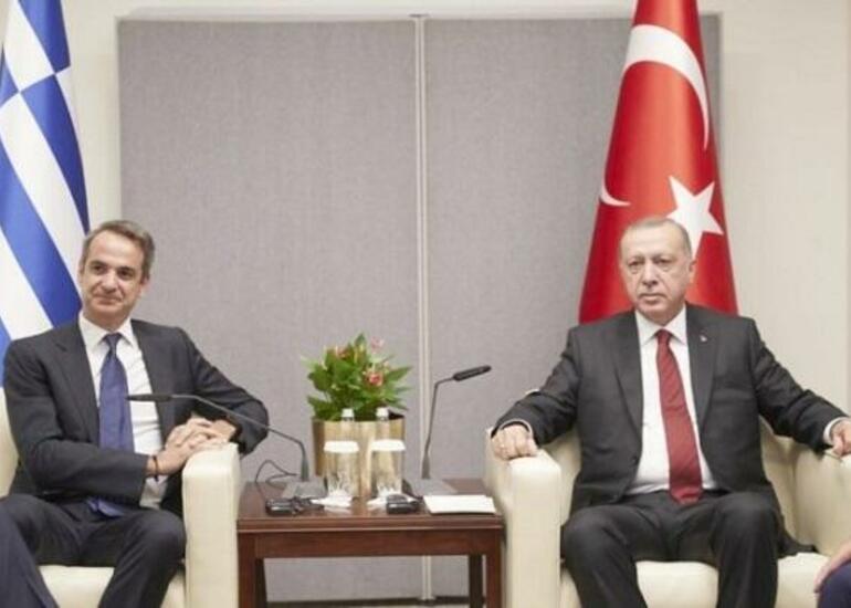 Ərdoğan Mitsotakislə görüşdü
