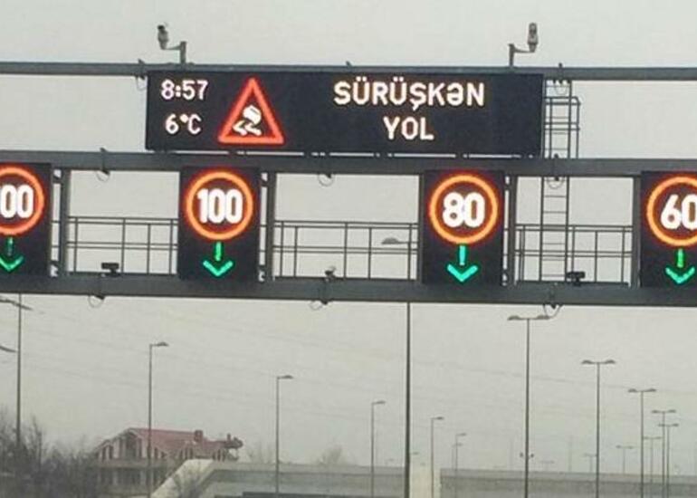 Bu yollarda sürət həddi əvvəlki vəziyyətinə qaytarıldı