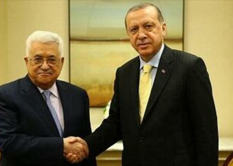 Ərdoğan Fələstin liderləri ilə görüşdü
