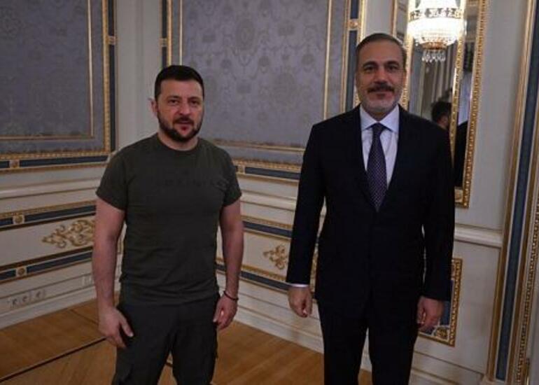 Hakan Fidan Zelenski ilə görüşdü