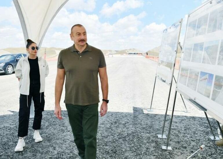 Prezident və xanımı "İstisu"da...