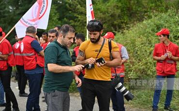 Xarici jurnalistlər Ağdam yolunda