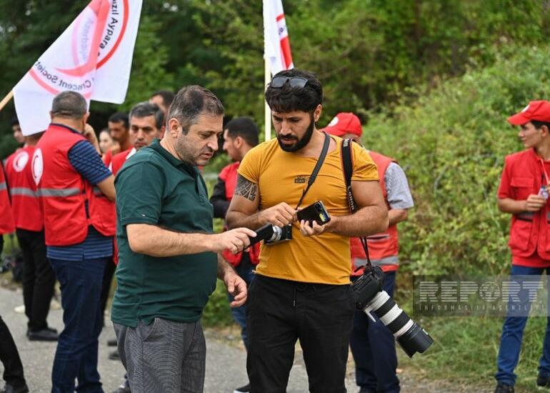 Xarici jurnalistlər Ağdam yolunda