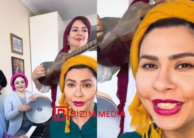 İranlı müğənninin Azərbaycan mahnısını oxuması gündəm oldu