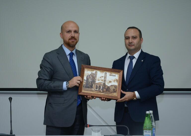 Bilal Ərdoğan İlahiyyat İnstitutunu ziyarət edib