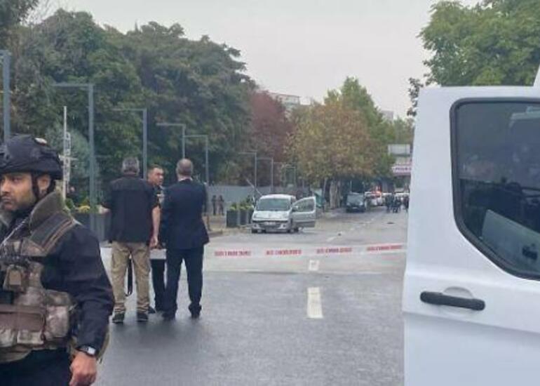 Ankarada terrorçu özünü DİN-in qarşısında partlatdı
