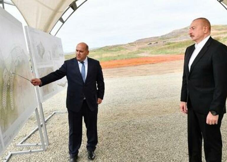 Prezident Füzulidə bu kəndin təməlini qoydu