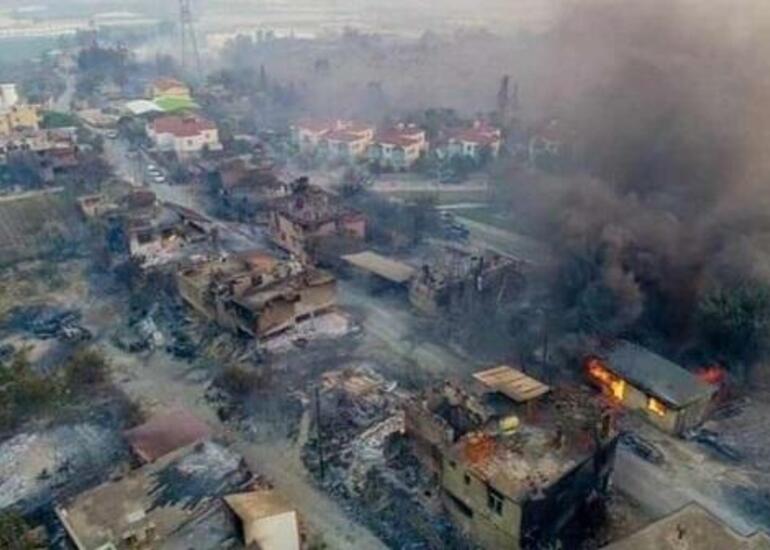 Türkiyədə kənd yandı: 47 ev kül oldu