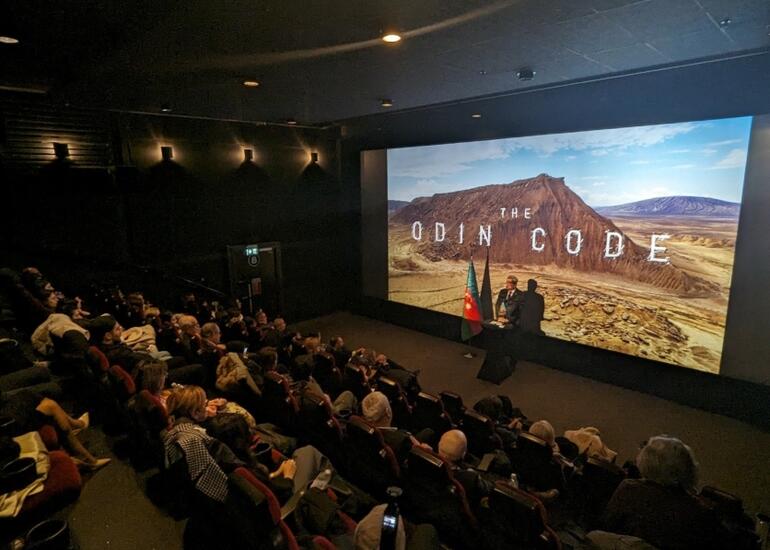 Azərbaycanın Zəfər Günü və Dövlət Bayrağı Günü ilə əlaqədar Stokholmda film təqdimatı olub