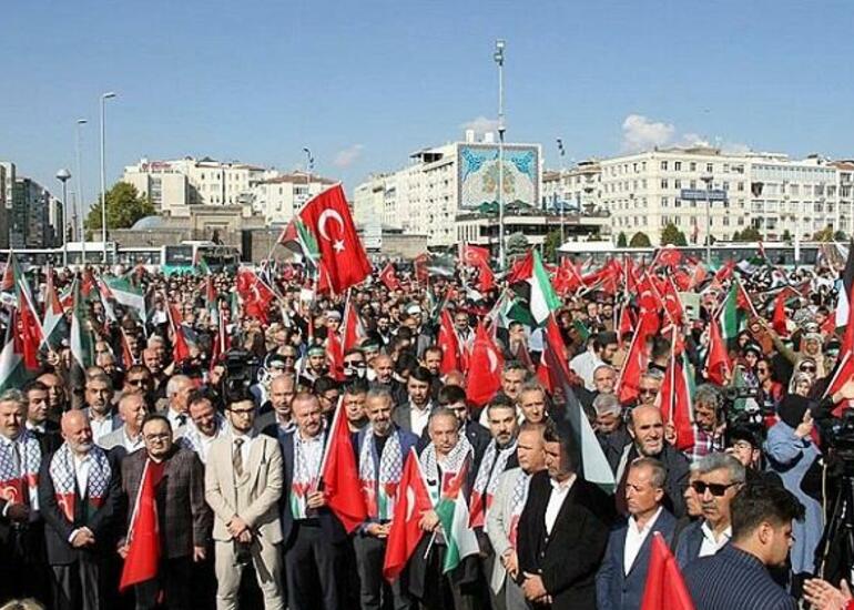 İstanbulda Fələstin mitinqi: Bir neçə ölkə lideri gələcək