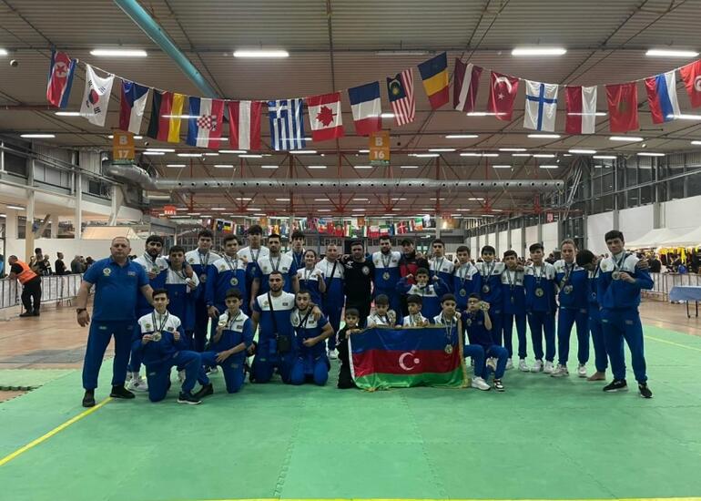 Azərbaycanın kunfu millisi dünya çempionatında 37 medal qazanıb