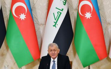 Azərbaycan və İraq prezidentləri mətbuata bəyanatlarla çıxış ediblər