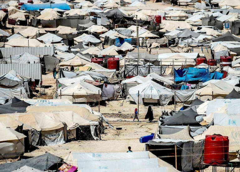 Suriyada düşərgələrdə saxlanılan 8 uşaq və 4 qadın Azərbaycana gətirilib