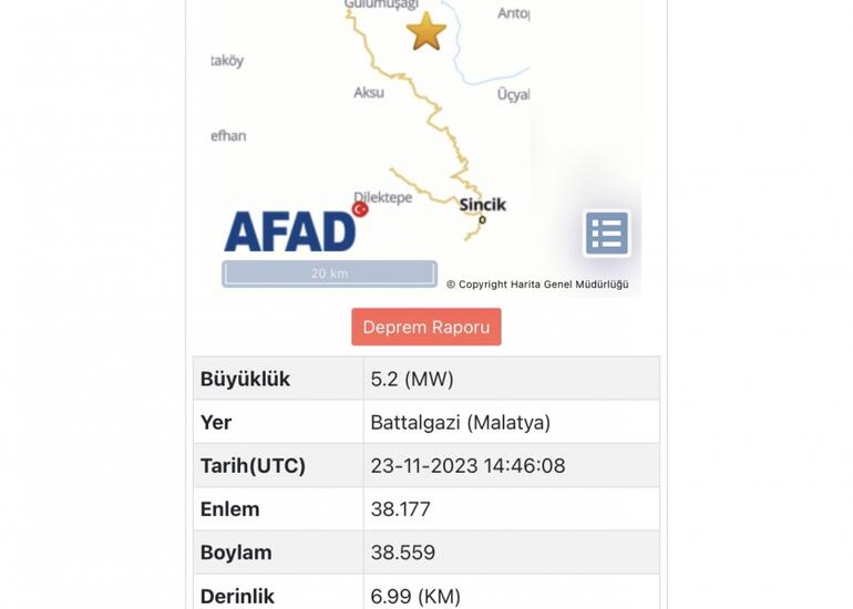 Türkiyədə zəlzələ olub