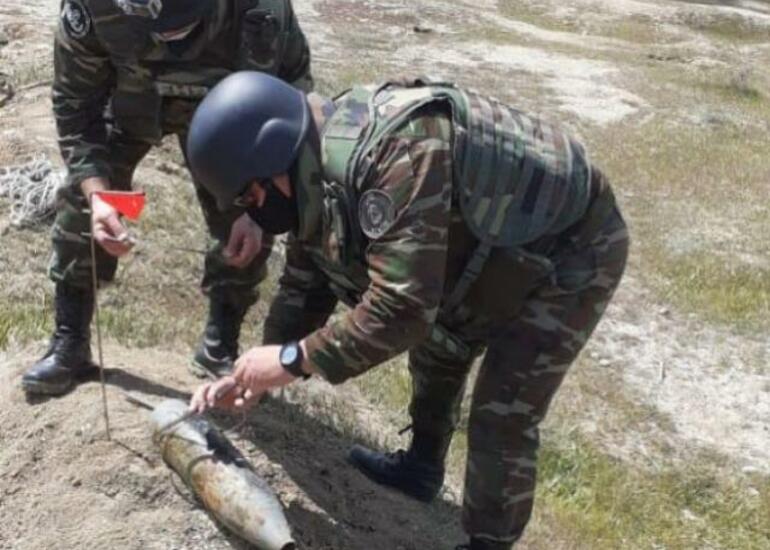 Bakıda top mərmisi tapıldı